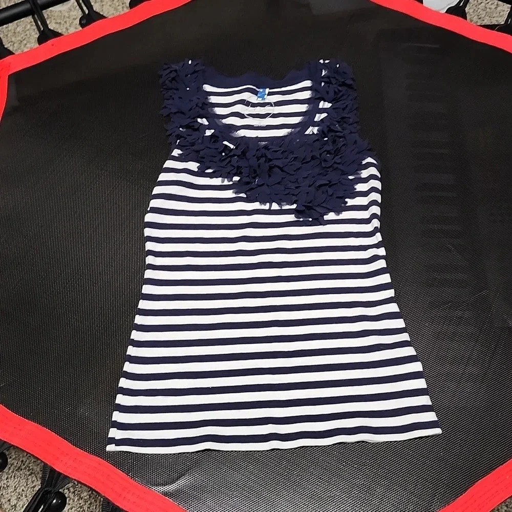 Inc tank top with lacey collar Medium box#2